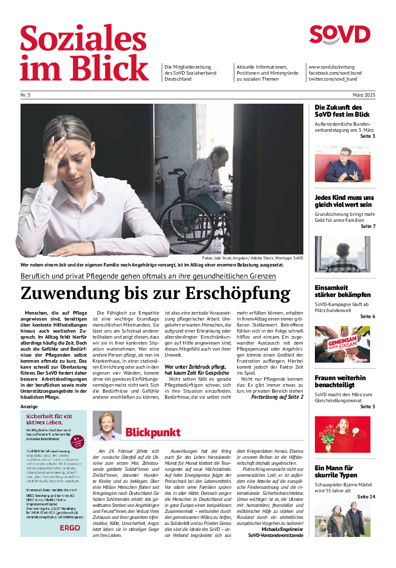 SoVD-Zeitung 03/2023 (Mitteldeutschland, Mecklenburg-Vorpommern)