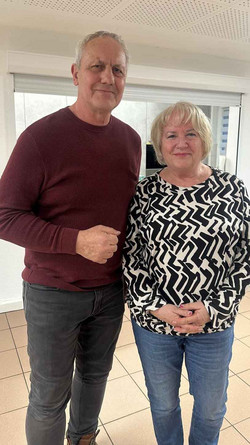 Die Initiatoren Rolf Brehme und Andrea Preuß-Borowsky.