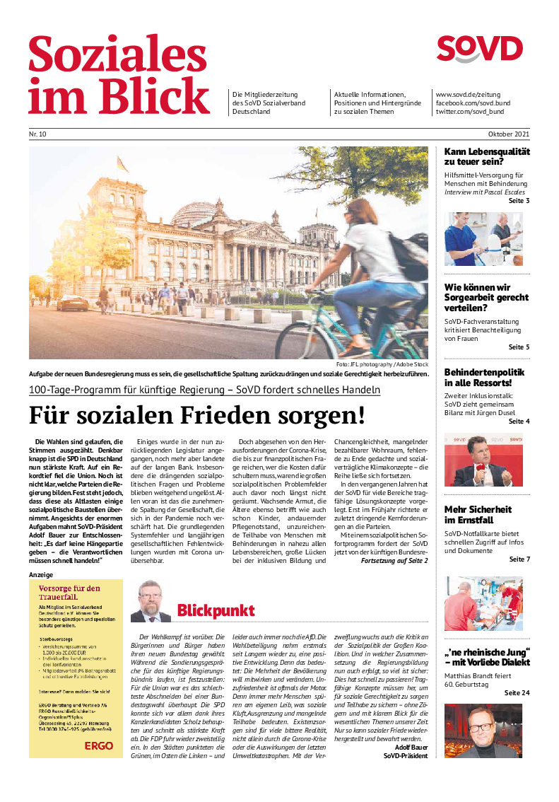 SoVD-Zeitung 10/2021 (Mitteldeutschland)