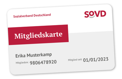 Muster SoVD-Mitgliedsausweis